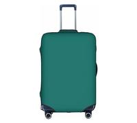 RoMuKa Escort de viaje verde oscuro sólido, protección exquisita, funda de maleta altamente elástica, perfecta para maletas de 18 a 32 pulgadas, haciendo que viajar sea más cómodo, Blanco, L