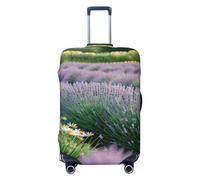RoMuka Maleta elástica lavanda y margarita Funda protectora para equipaje de 45 a 81 cm, lavanda y mil, XL, Lavanda y mil, X-Large