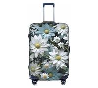 RoMuKa Orquídea blanca en completa floración viaje Escort, protección exquisita, funda de maleta altamente elástica, perfecta para maletas de 18 a 32 pulgadas, haciendo que viajar sea más cómodo,