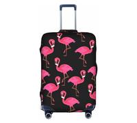 RoMuKa Preciosa escort de viaje de flamencos rosados, protección exquisita, funda de maleta altamente elástica, perfecta para maletas de 18 a 32 pulgadas, haciendo que viajar sea más cómodo, Blanco,