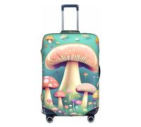 RoMuKa Pretty Little Mushrooms Journey Escort, protección exquisita, funda de maleta altamente elástica, perfecta para maletas de 18 a 32 pulgadas, haciendo que viajar sea más cómodo, Blanco, M