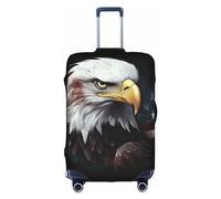RoMuKa The Fierce Eagle Journey Escort, protección exquisita, funda de maleta altamente elástica, perfecta para maletas de 18 a 32 pulgadas, haciendo que viajar sea más cómodo, Blanco, M
