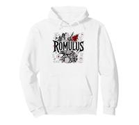Romulus SPQR Mitología del Lobo fundador de la Antigua Roma Sudadera con Capucha