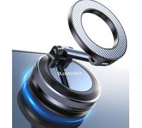Romuto Soporte Movil Coche con MagSafe,Ajustable 360° Suporte Telemovel Carro para Pantalla/Espejo [Estabilidad de Grado Militar] Universal Soporte Magnetico Ventosa para Samsung S25 Ultra y iPhone