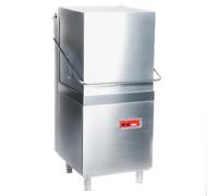 Romux® Lavavajillas Industrial Cúpula 50x50 cm con Bomba de Abrillantador, Detergente y Desagüe | Lavavajillas Capota para Hostelería | Lavavajillas Profesional Lavado Rápido para Bares y Restaurantes