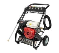 ROMYIX Lavadora a presión de gasolina, lavadora a gas de 7.5 HP con pistola de pulverización y varita de extensión, 2200 PSI, 2.3 GPM, 5 boquillas de pulverización, manguera de 26 pies, para patio y