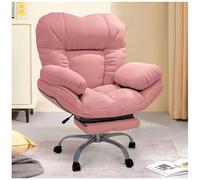 Romyqpipy Silla De Ordenador ErgonóMica con ReposapiéS, Ajustable En Altura, Silla De Escritorio Giratoria De 360°, Sillas De Escritorio para Oficina En Reclinables, SillóN Sofá Perezoso para SalóN