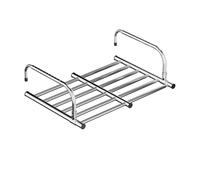 Romyqpipy Tendedero Plegable, Secadora De Ropa con Altura Ajustable, Compacta Y De Acero Inoxidable para Apartamentos PequeñOs, Dormitorios Y Balcones, FáCil De Guardar Y Montar, Ahorra Espacio