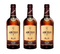 Ron Abuelo Añejo 7 Años destilado premium selección gourmet - 3 Botellas x 70 cl