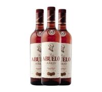Ron Abuelo Añejo Botella Misil 1 L (Caja de 3 Botella Misil de 1 L)