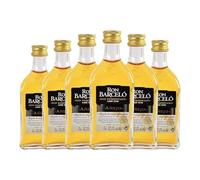 Ron Barceló Añejo Botellín Miniatura 5 cl (Caja de 6 Botellín Miniatura de 5 cl)