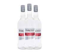 Ron Barceló Blanco Añejado Botella Misil 1 L (Caja de 3 Botella Misil de 1 L)