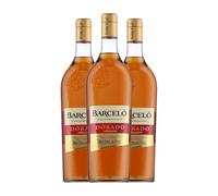 Ron Barceló Dorado 1 L (Caja de 3 Botellas de 1 L)