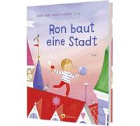 Ron baut eine Stadt: Kluges Bilderbuch über Fantasie, Konsum und Maßlosigkeit mit preisverdächtigen Illustrationen von Maja Kastelic