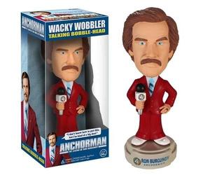 Ron Burgundy Hablador De Anchorman 7" Wacky Wobbler