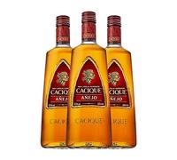 Ron Cacique Añejo Botella Misil 1 L (Caja de 3 Botella Misil de 1 L)