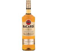 Ron Dorado Superior BACARDÍ Carta Oro, ALC. 37,5 %, 100 cl / 1 L, un ron caribeño icónico, ideal para el cóctel Cuba Libre