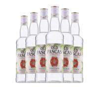 Ron Old Pascas Caribbean White 70 cl (Caja de 6 Botellas de 70 cl)