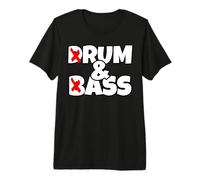 Ron y Culo Funny Drum and Bass Rave Festival EDM Camiseta Premium