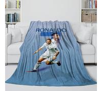 Ronaldo Manta Cálida Esponjosa - Manta Suave para Brindar Calidez Y Felicidad - Manta para Idea Regalo Cumpleaños Navidad para Niños Jóvenes Adultos 60x80inch(150x200cm)