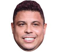 Ronaldo Nazario (Stubble) Mascaras de personajes famosos, caras de carton