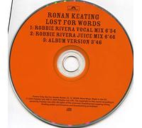 RONAN KEATING - Lost For Words - Ronan Keating CDS