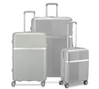 Roncato AIRGLAM Juego DE Maletas (Grande, Mediano, Cabina) Gris Perla