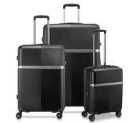 Roncato AIRGLAM Juego DE Maletas (Grande, Mediano, Cabina) Negro