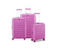 Roncato B-Flying Move 4 ruedas Juego de maletas 3 piezas Con asa expansible rosa