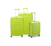 Roncato B-Flying Move 4 ruedas Juego de maletas 3 piezas Con asa expansible verde