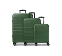 Roncato Baseliner 4 ruedas Juego de maletas 3 piezas verde