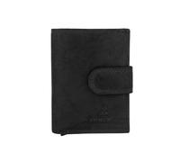 RONCATO Cartera de piel auténtica para hombre, fina con caja de regalo, Negro , Elegante" o "refinado