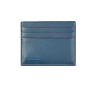 Roncato Detroit Tarjetero Bloqueo RFID Piel natural 10 cm azul