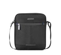 RONCATO Easy Office 2.0 bolso bandolera hombre 1 compartimento con cremallera y bolsillo frontal, Negro , Utilidad