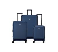 Roncato Florence 4 ruedas Juego de maletas 3 piezas Con asa expansible azul