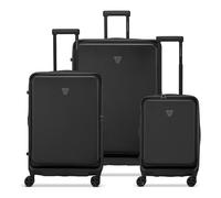 Roncato Florence 4 ruedas Juego de maletas 3 piezas con pliegue de expansión negro
