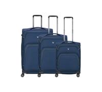 Roncato Gateway 4 ruedas Juego de maletas 3 piezas Con asa expansible azul