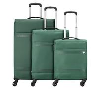 Roncato Jazz 4.0 4 ruedas Juego de maletas 3 piezas con pliegue de expansión verde oliva