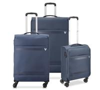 Roncato Jazz 4.0 4 ruedas Juego de maletas 3 piezas azul