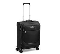RONCATO Joy Maleta Cabina avión Expansible Negro, Medida: 55 x 40 x 20/23 cm, Capacidad: 42/48 l, Pesas: 2.1 kg, Maleta Cabina avión ryanair