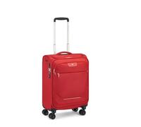 RONCATO Joy Trolley Equipaje de Mano 55 x 40 x 20/23 cm Ampliable, Rojo, 55 cm [USB], Maletas y Maletas