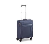 Roncato Lite Soft - Carrito para cabina (2 ruedas, 55 x 40 x 20 cm), azul marino, 55 x 40 x 20 cm (4 Wheels), Equipaje de mano