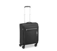 Roncato Lite Soft Trolley, Black Smoke, 55 x 40 x 20 cm (4 Wheels), Equipaje de mano