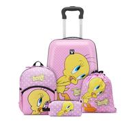 Roncato Looney Tunes DLX Juego DE Maletas (Cabina, Mochila niño) - Piolín