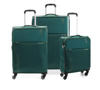 RONCATO Maleta con ruedas SPEED, ampliable, con sistema TSA, verde botella, Set G+M+C