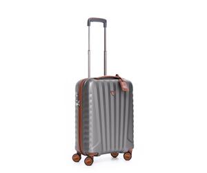 Roncato maleta pequeña e-lite maleta cabina 55 cm TITANIUM/COGNAC