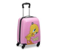 RONCATO Maleta Trolley Looney Tunes Titti Rosa - Equipaje con ruedas para niños de 2 a 5 años - Tamaño 44 x 31 x 20