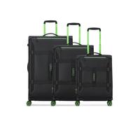 Roncato Norway 4 ruedas Set de maletas 3 piezas Con asa expansible negro