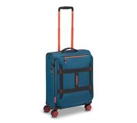 Roncato Norway - Maleta de equipaje de mano, 55 x 40 x 20/23 cm, extensible, color azul vaquero