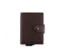 Roncato porta tarjetas de crÉdito iron 4.0 porta tarjetas de crédito con porta efectivo BROWN